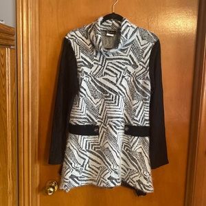 Black&White Unique soft Tunic-Large